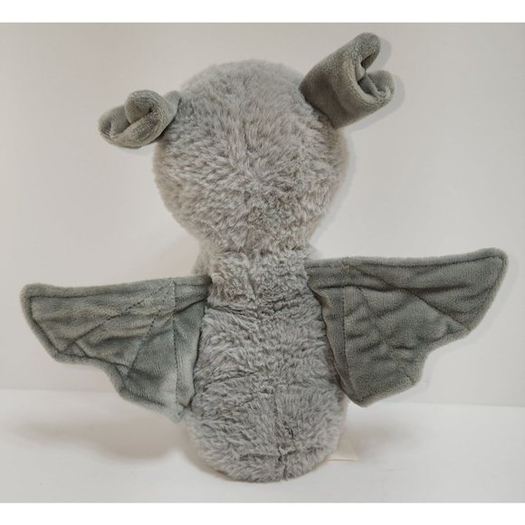 Debi Lilly Bat Plush Floral Services Stuffed Animal Grey Fuzzy Poseable Wings - Picture 4 of 7